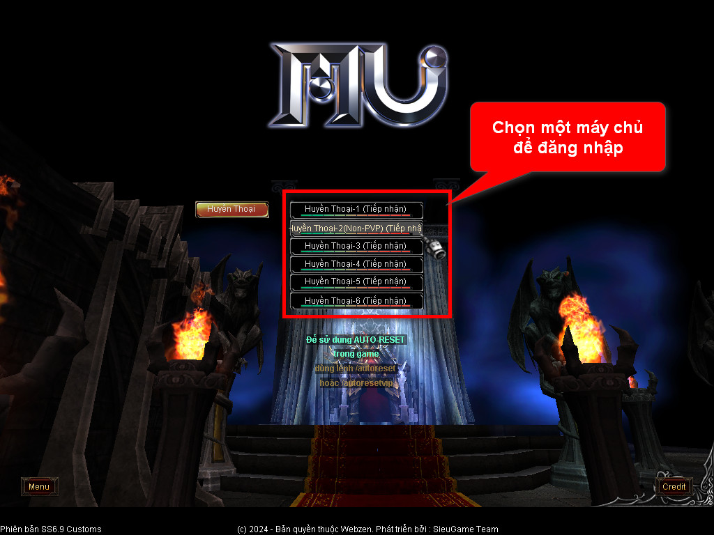 Chức năng chính của Game MU Thiên Tân Chức năng chính của Game MU Thiên Tân